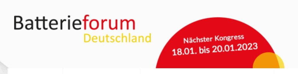 Battery Forum Deutschland 2023