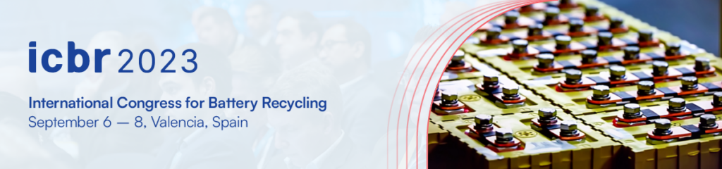 ICBR 2023 International Congress for Battery Recycling