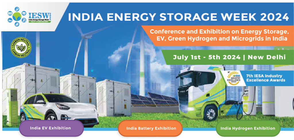 India Energy Storage Week (IESW) – International Conference ‎& Expo in New Delhi, India