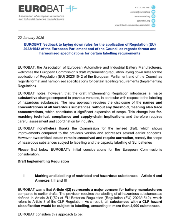 Performance and Durability of Rechargeable Industrial Batteries
